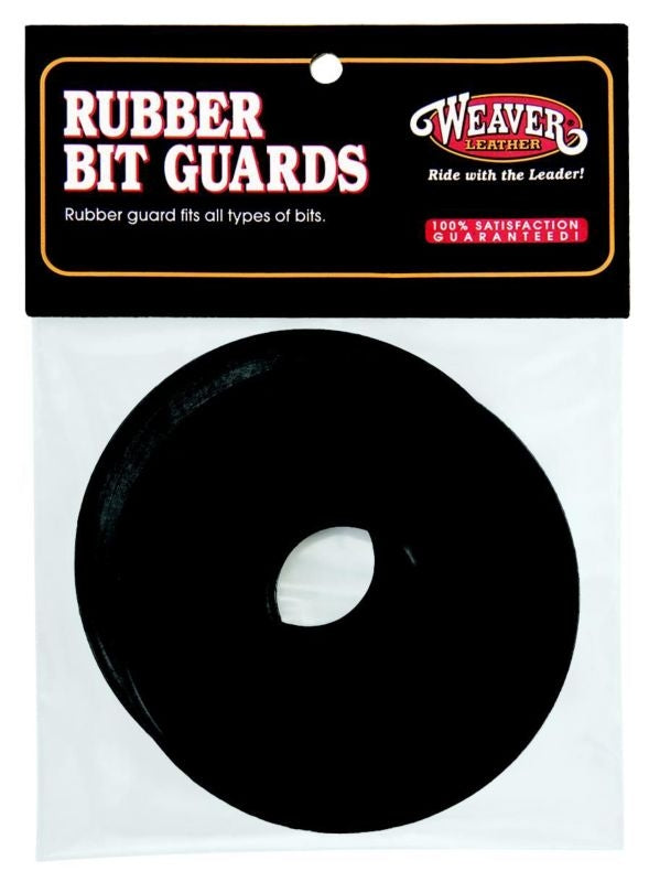Weaver Leather Rubber Bit Guard Black