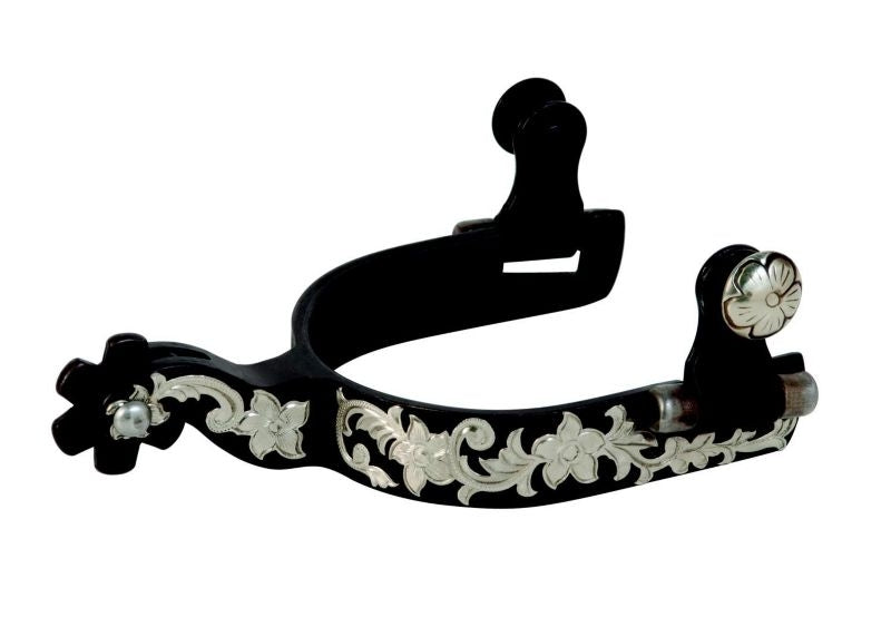 Weaver Antiqued Show Spur With Silver Trim Ladies