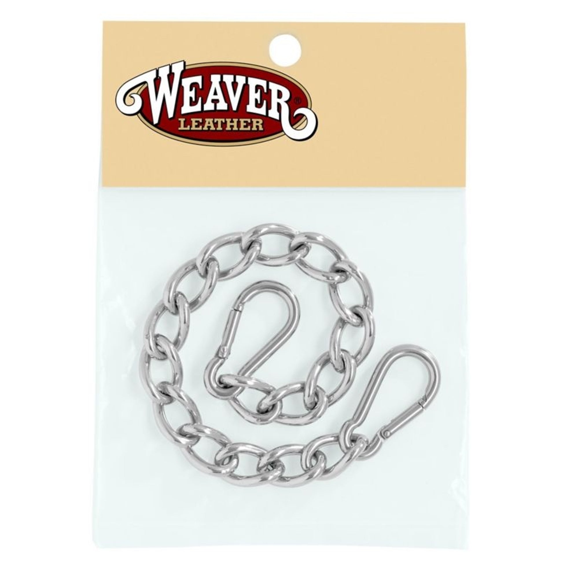 Weaver Curb Chain With Sfty Spring Snaps 9 1/2
