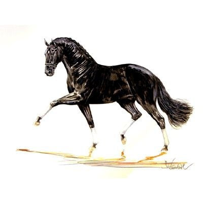 Bordeaux Dressage By Jan Kunster 19.75 x 27.5