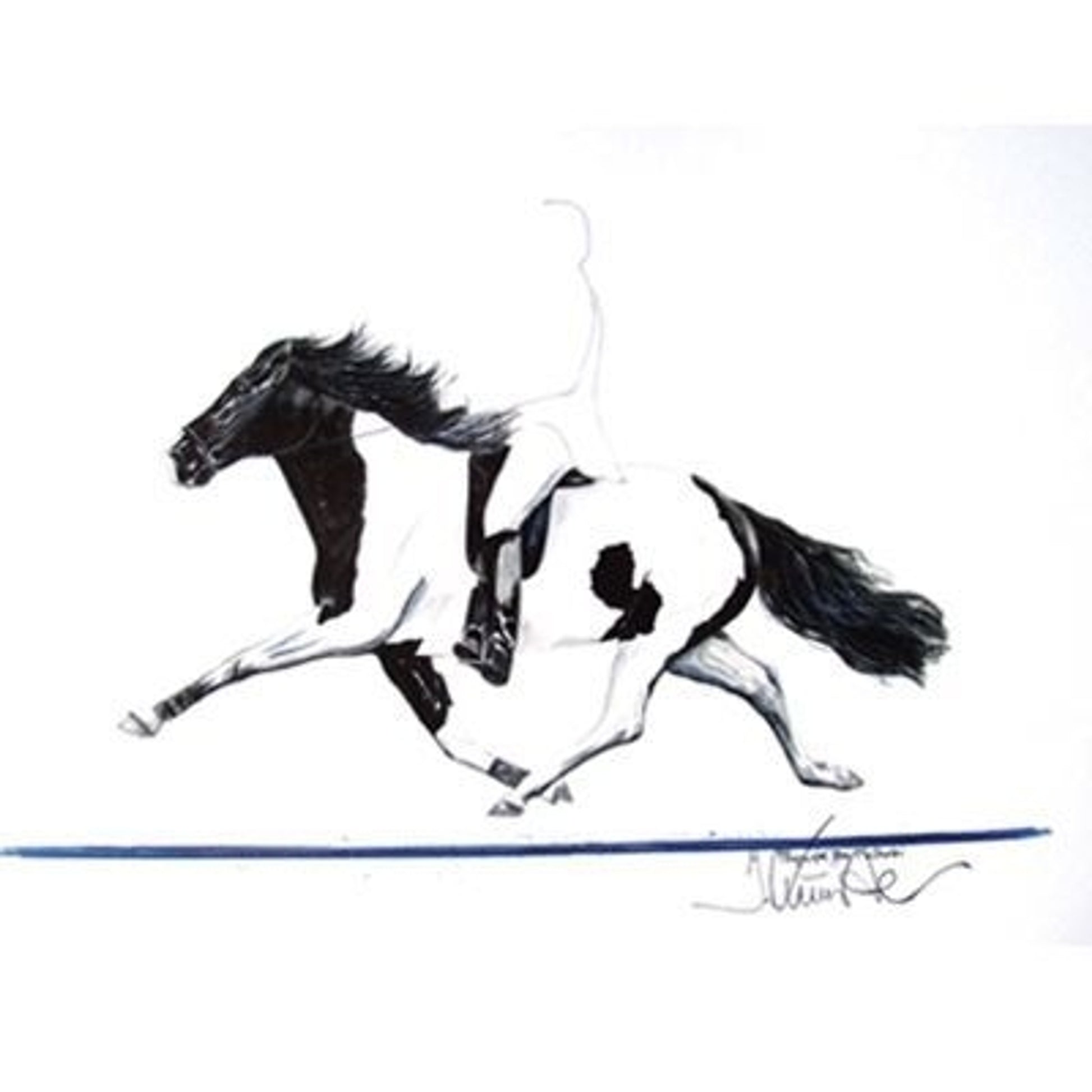 Flugar Icelandic Horse By Jan Kunster 19.75x27.5