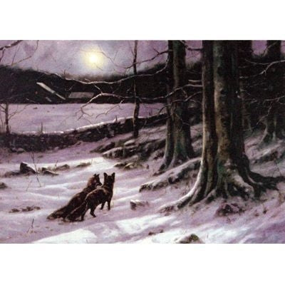 Fox Hunting Midnight Tryst Fox Cards 6 Pk 5 x 7