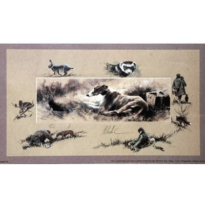 Lurcher by Hole By Mick Cawston 14.75x8.5