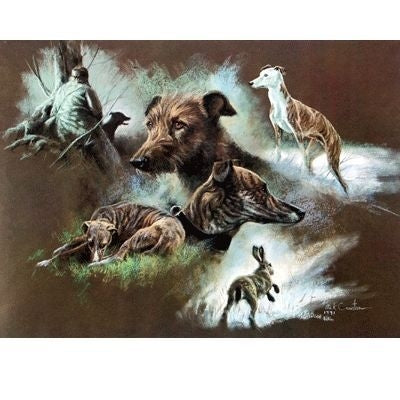 Pot Dogs By Mick Cawston 14.25 x 10.5