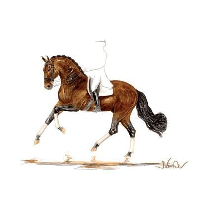 Prima Donna Dressage By Jan Kunster 19.75 x 27.5