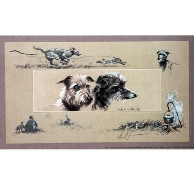 Rough Coat Lurchers By Mick Cawston 14.75 x 8.5