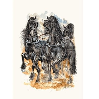 Sneek Driving By Jan Kunster 19.75 x 27.5