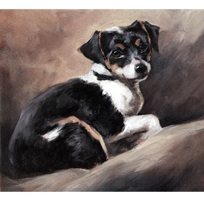 Study of a Terrier By Mick Cawston 6.25 x 5.5