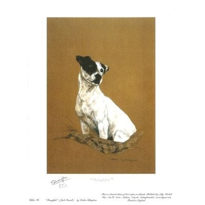 Thoughtful by Gill Evans 8 x 5.5