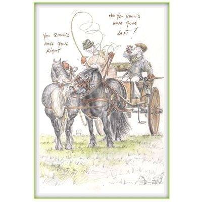 You Should Have Gone Right Greeting Card 6Pk