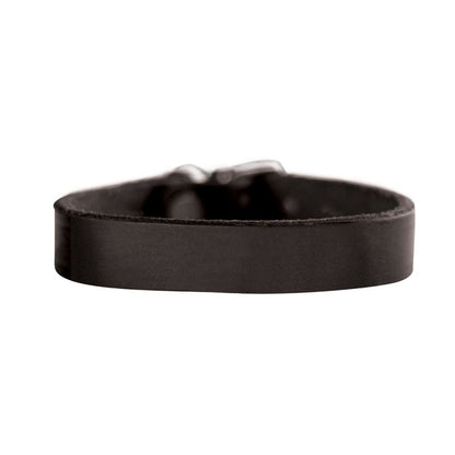 Perris Leather BraceletBk/Wh