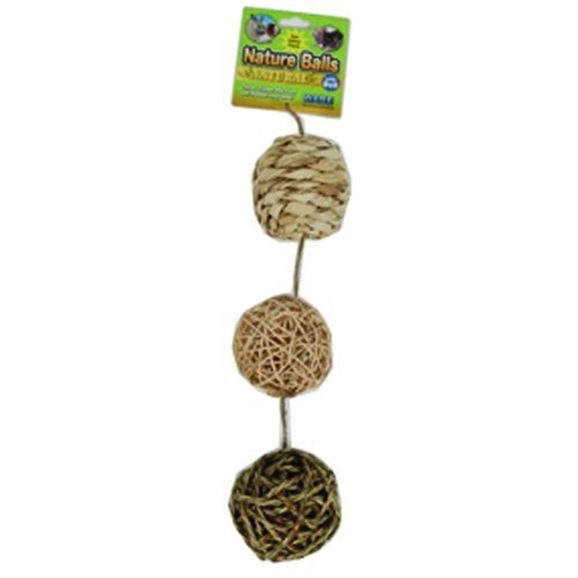 Ware Nature Balls With Bells For Small Animal 3pk
