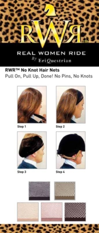 Real Women Ride No Knot Hair Net