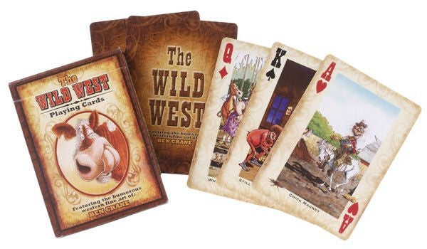 Gift Corral Cards Wild WestBk/Wh