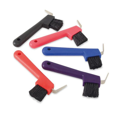 Shires Hoof Pick/Brush Black