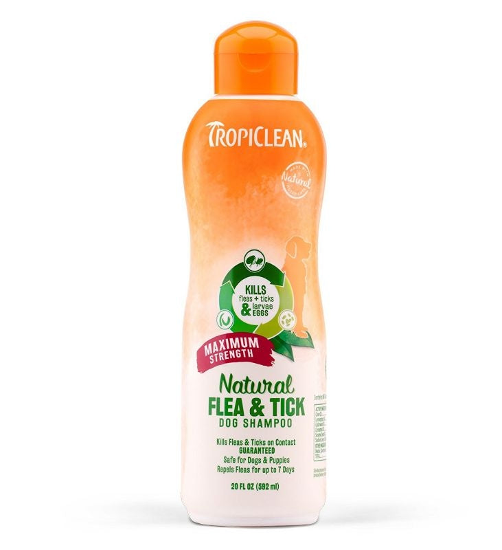 Tropiclean Natural Flea and Tick Max Shampoo