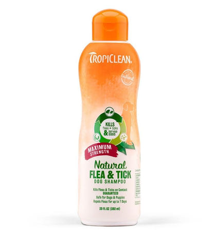 Tropiclean Natural Flea and Tick Max Shampoo