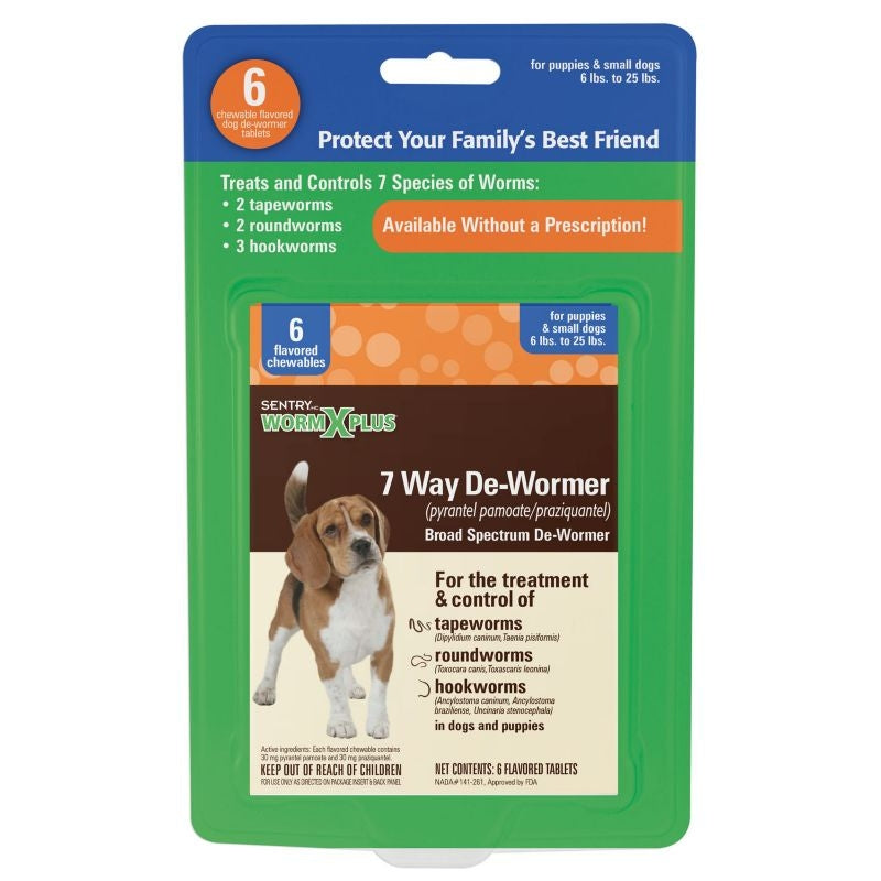 Worm X Plus 7-Way Dewormer Small Dog