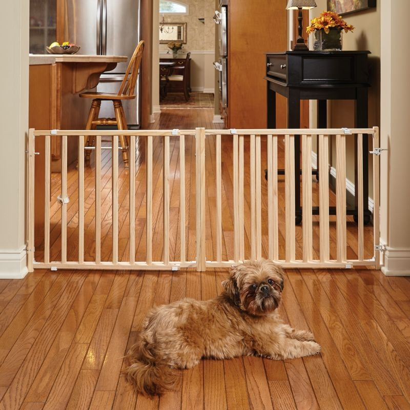 Midwest Extra-Wide Wood Pet Gate 24in Tall