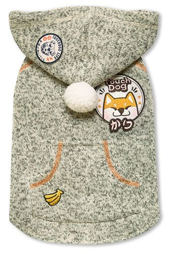 Touchdog Hippie Dog Hooded Sweater