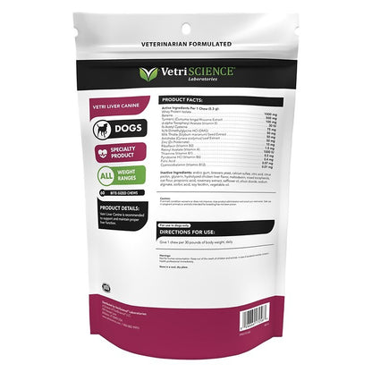 VetriScience Vetri Liver Canine Bite Sized Chew