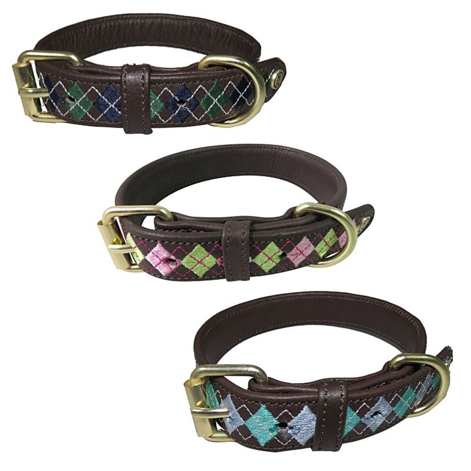 Halo Buffy Leather Dog Collar