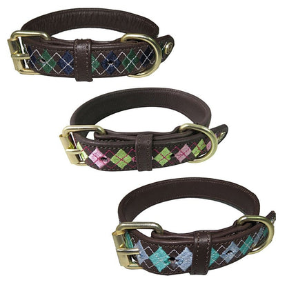 Halo Buffy Leather Dog Collar