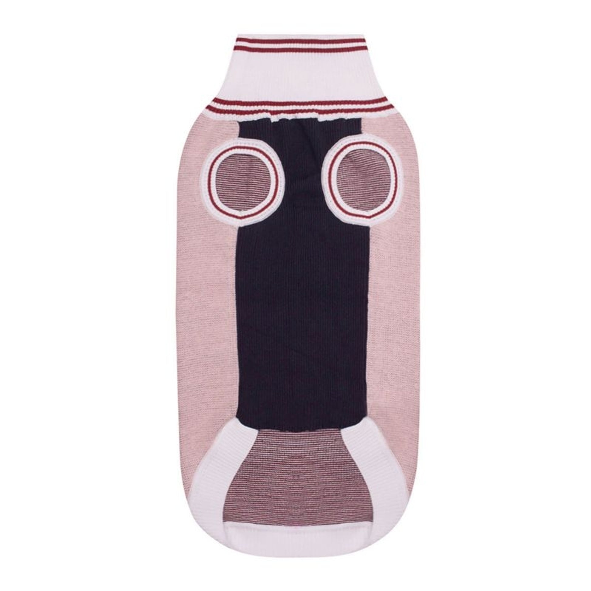 Halo Ava Knitted Dog Sweater L Navy/White