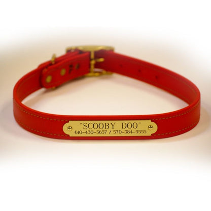 Personalized Synthetic Dog Collar