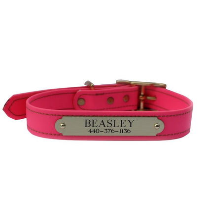 Personalized Synthetic Dog Collar