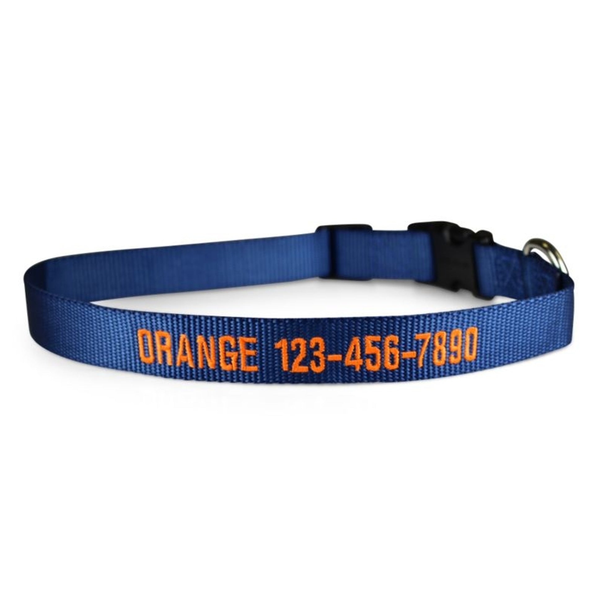 Personalized Midnight Sky Nylon Dog Collar
