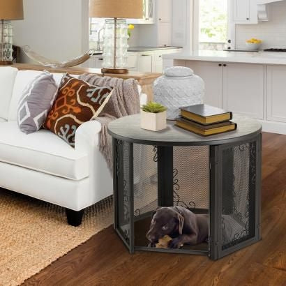 Richell Accent Table Pet Crate