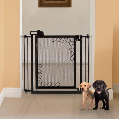 Richell One Touch Metal Mesh Pet Gate
