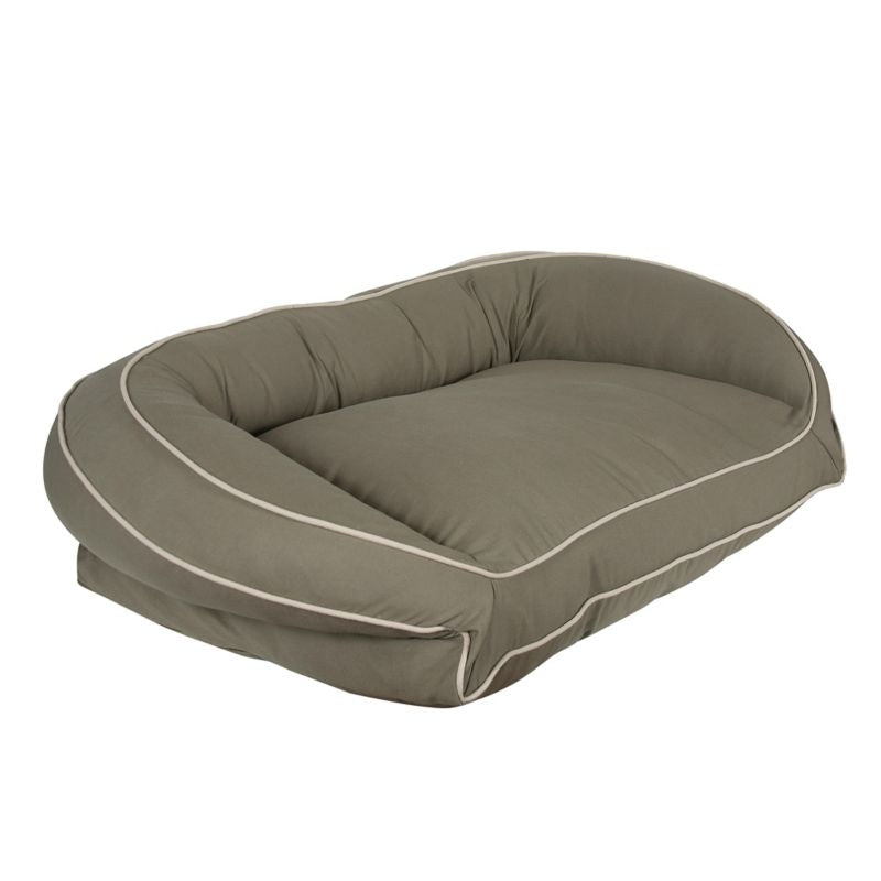 Carolina Pet Sage Canvas Ortho Bolster Bed