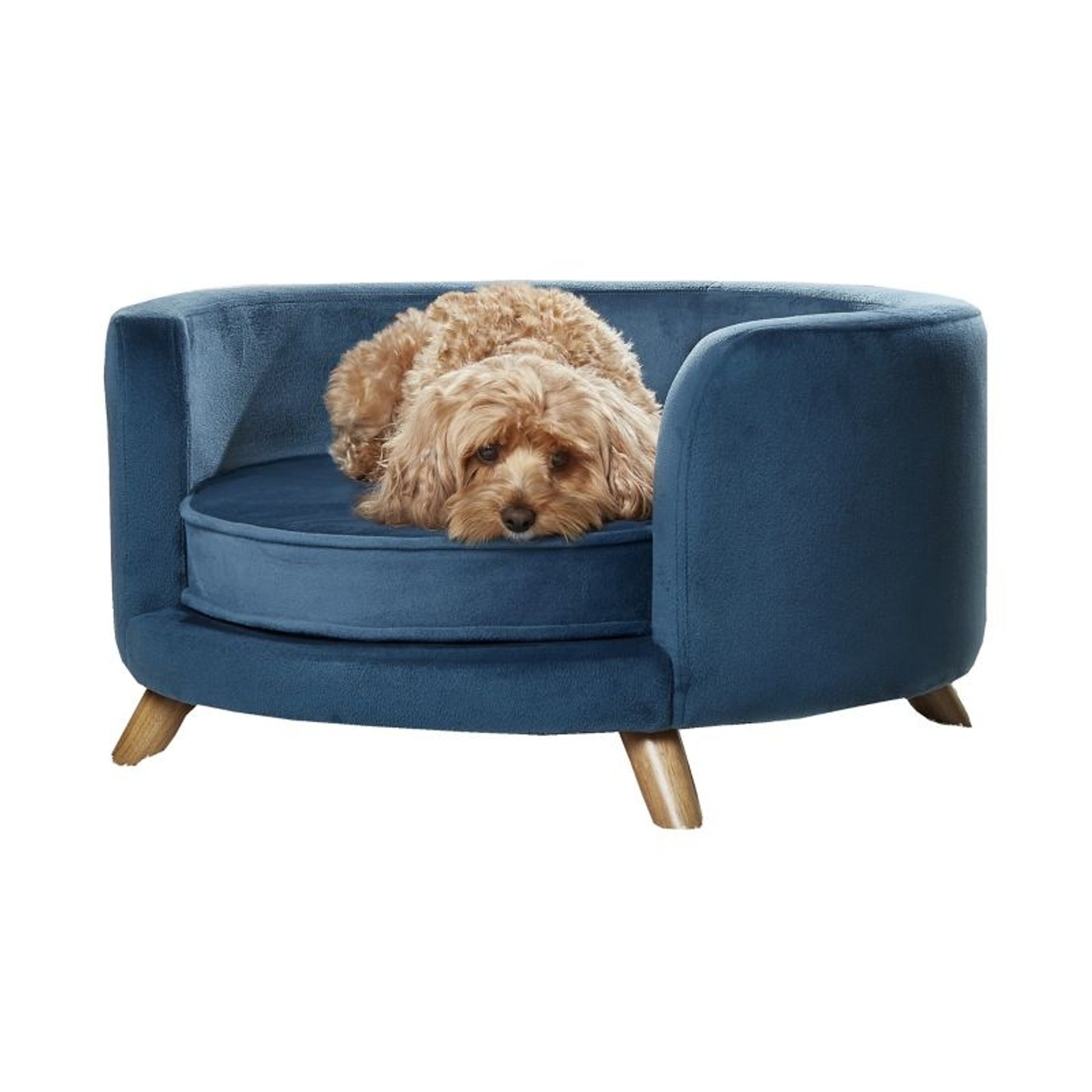 Enchanted Home Pet Rosie Peacock Blue Pet Sofa
