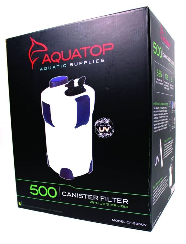 Aquatop 5 Stage Canister Filter With Uv Sterilizer