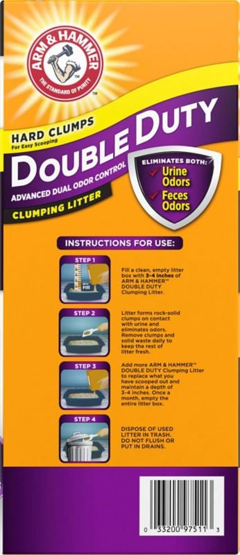 Arm And Hammer Double Duty Clumping Litter
