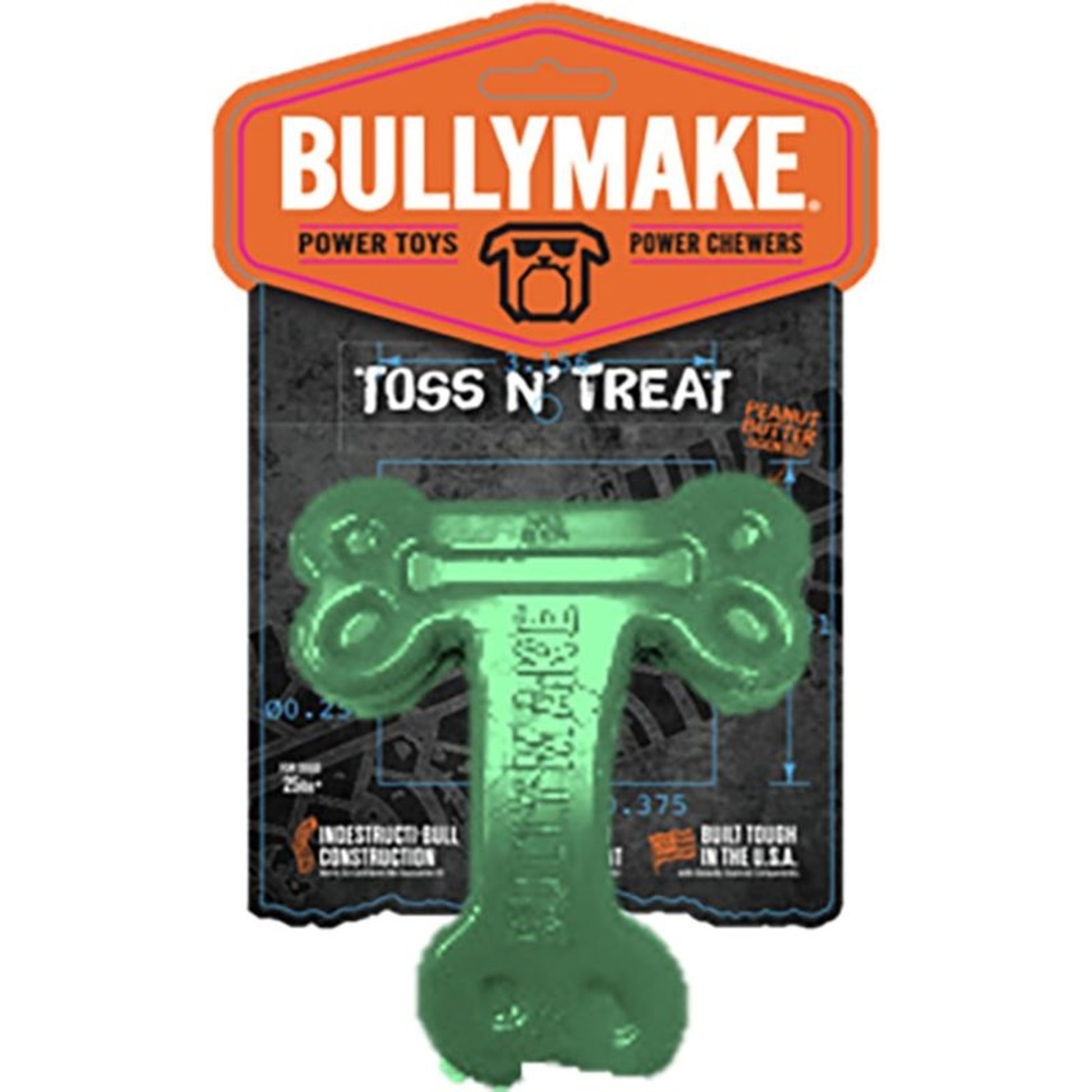 Bullymake Tough Chew T Bone Nylon Dog Toy