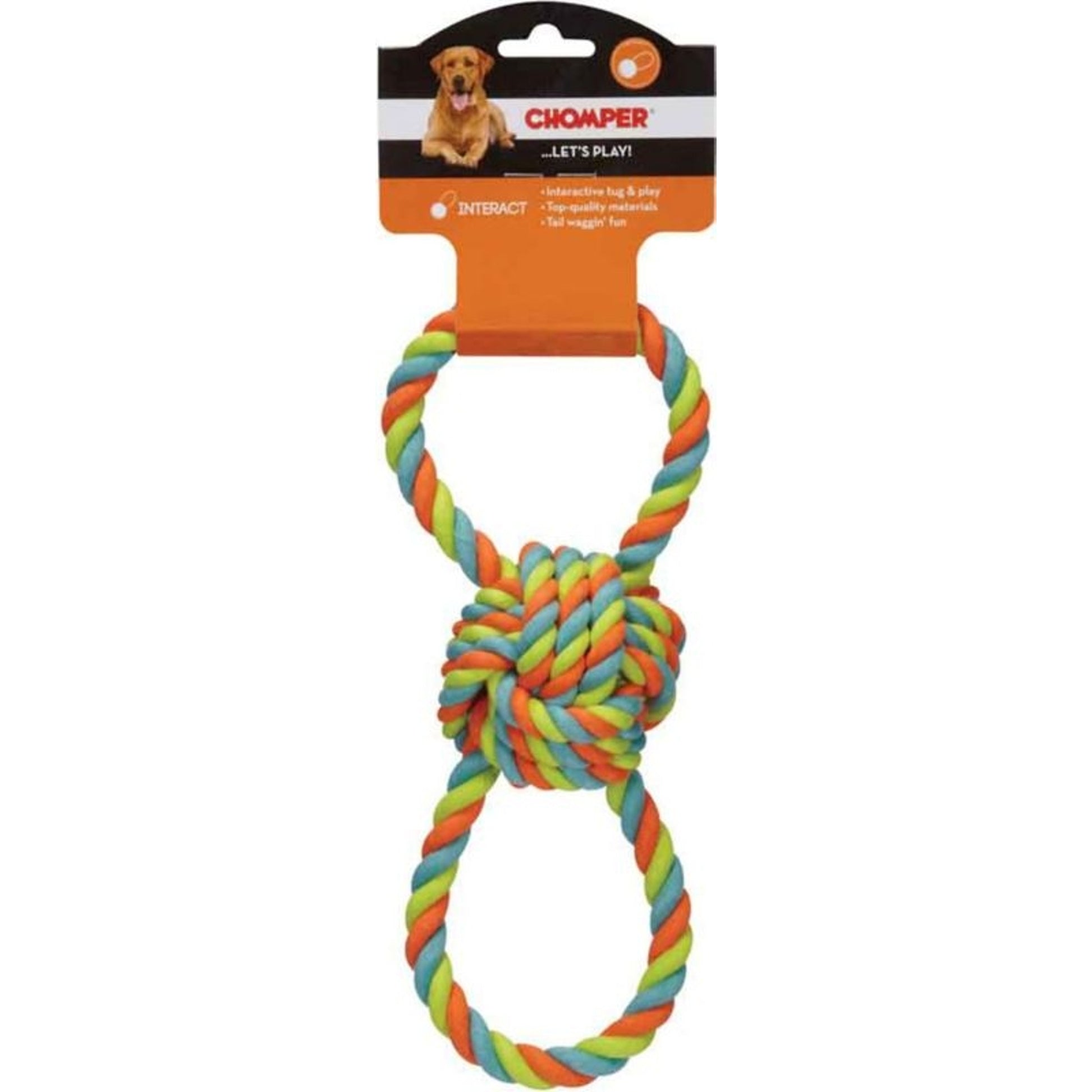 Chomper Rope Chomper Figure 8 Rope Dog Toy– Horse.com