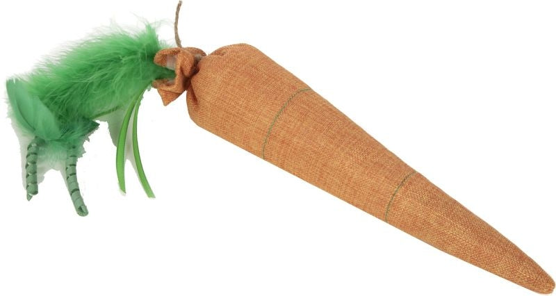 Smartykat Kolossal Karrot Plush Catnip Kicker Toy