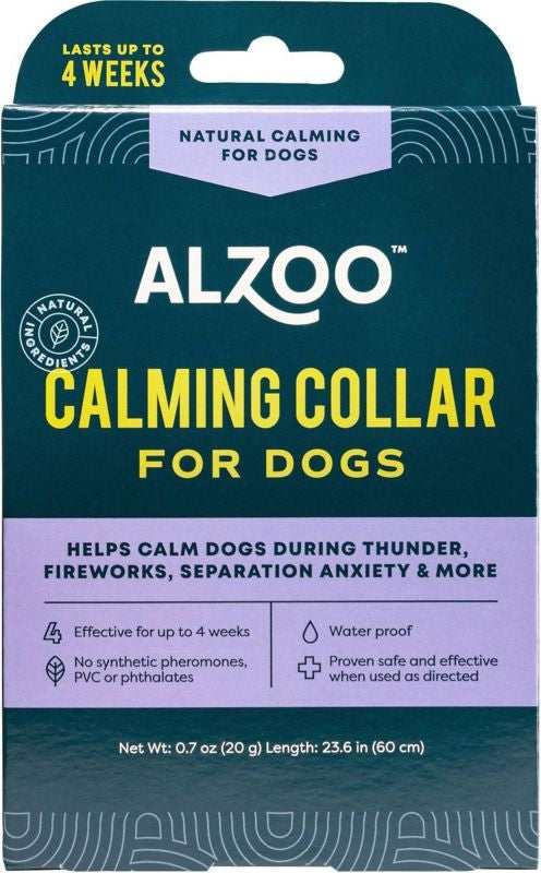 Alzoo Plant Based Calming Dog Collar 23.6Inl
