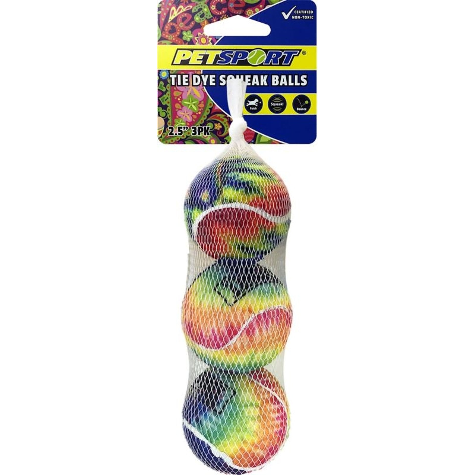 Tie Dye Squeak Ball