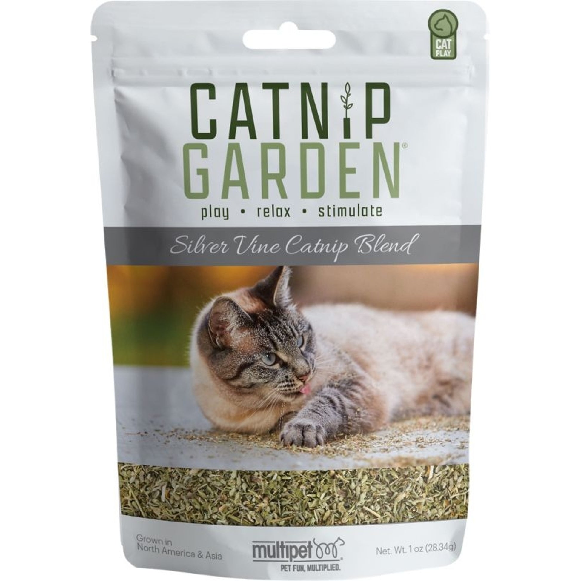 Multipet Catnip Garden Silvervine Catnip 1 Oz