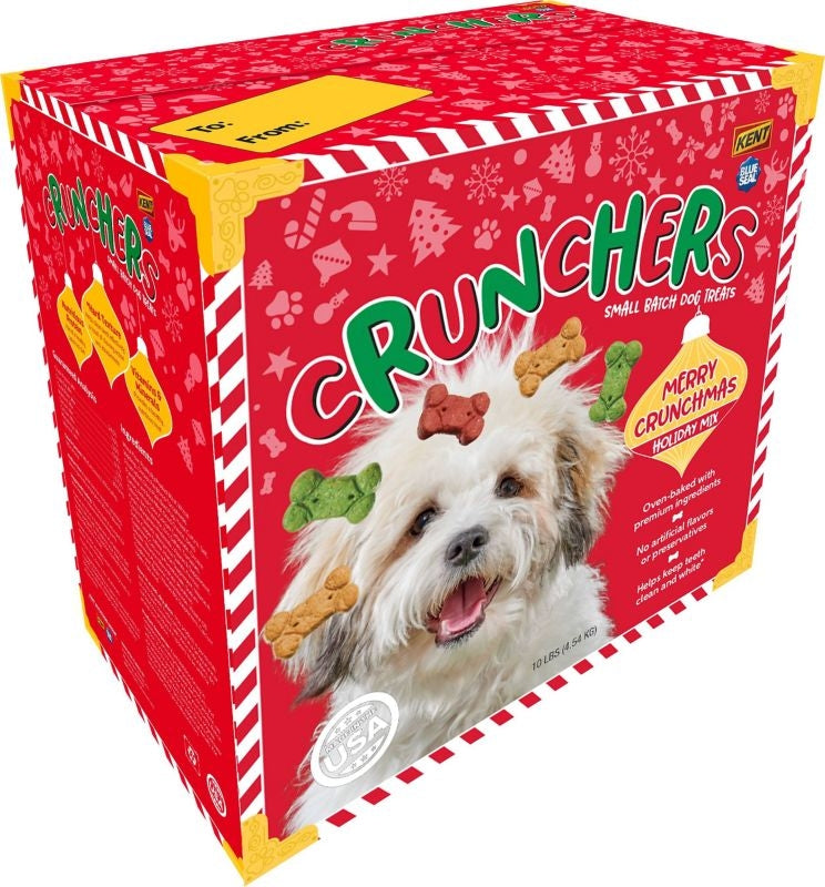 Crunchers Holiday Small Batch Dog Treats Gift Box