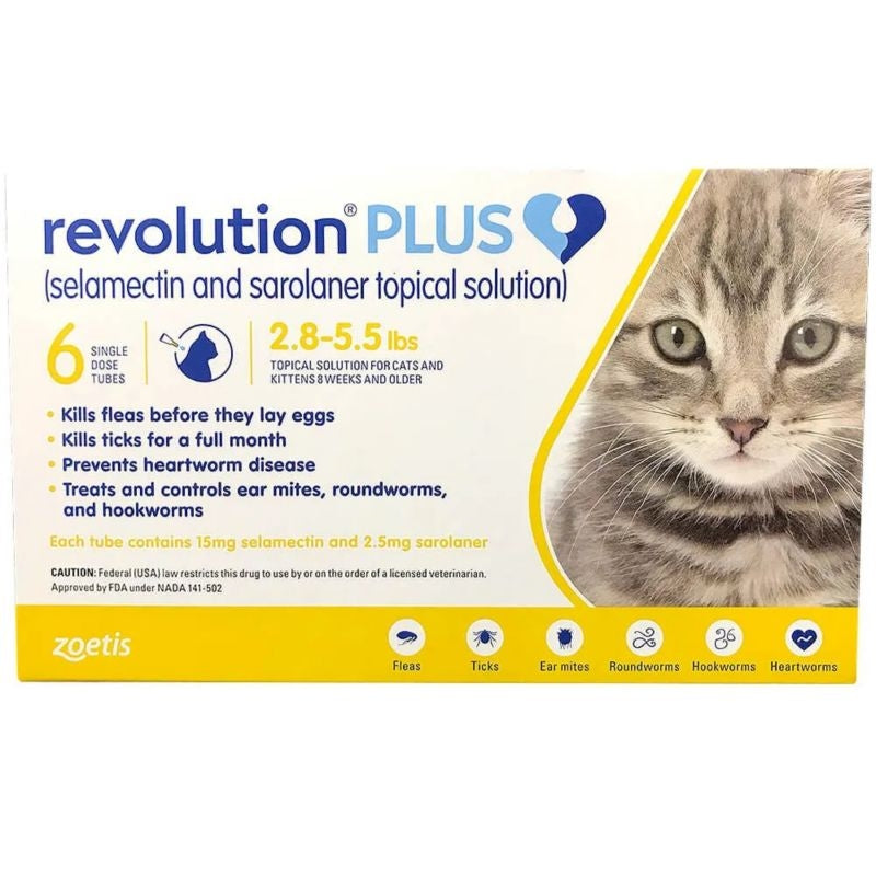 Revolution Plus Topical for Cats 6 Month