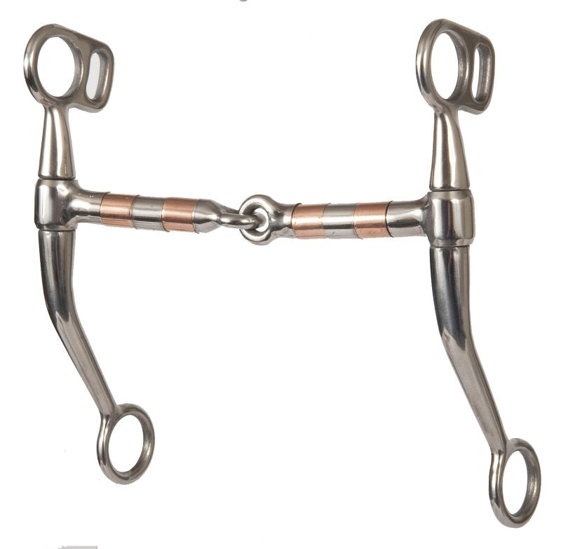 Western SS Copper Roller Snaffle Training Bit
