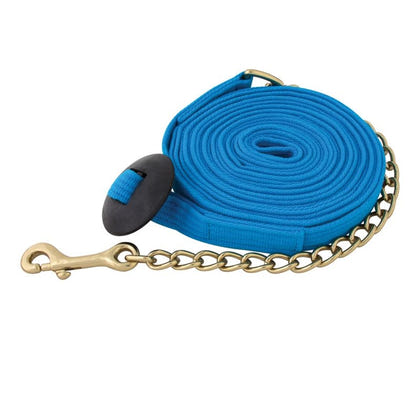 Basic Flat Cotton Web Lunge Line with Chain