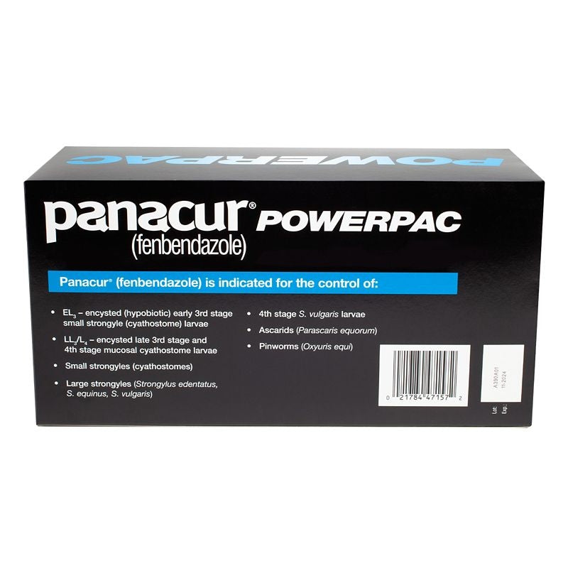 Panacur Powerpac Fenbendazole Paste Wormer 5-Dose