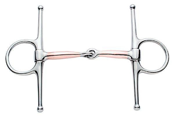 Korsteel Copper Mouth Inlay Full Cheek Bit 5 Inch