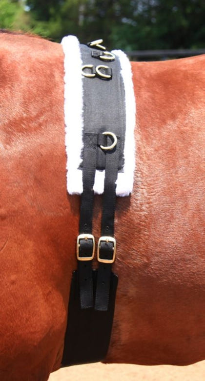 Basic Nylon Fleece 8-Ring Training Surcingle